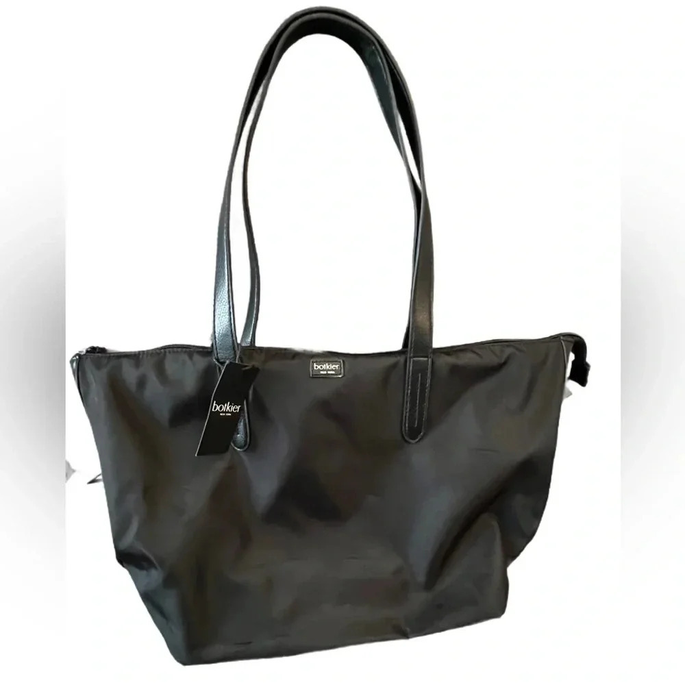 NWT Botkier New York Bond Black Nylon Tote Bag, Black - Picture 8 of 14
